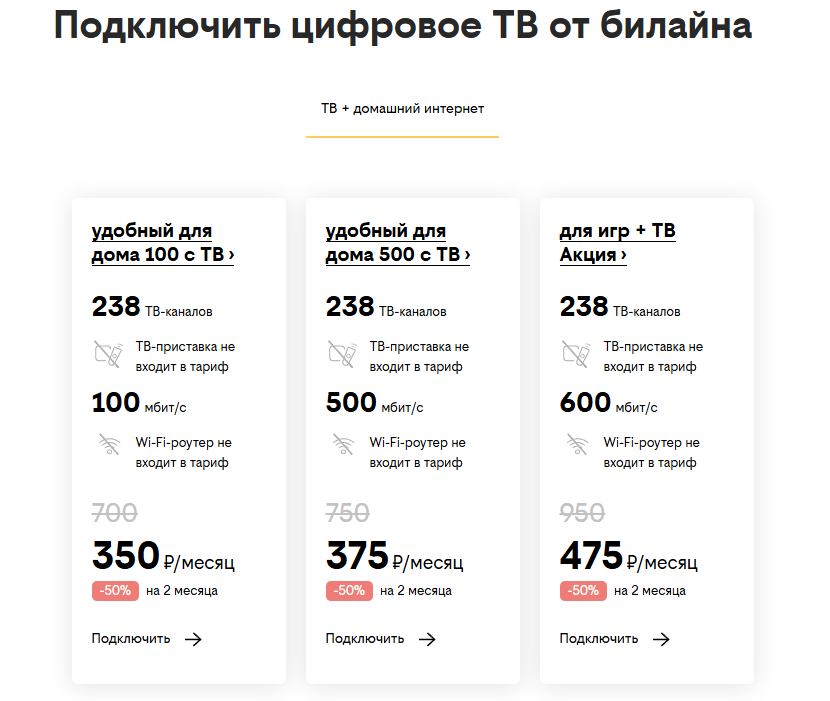 Изображение к статье: Как подключить телевидение от «Билайн»