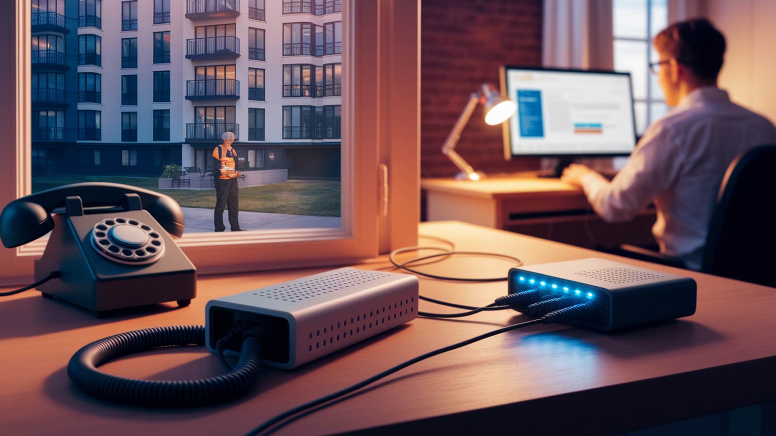 Как ADSL использует телефонную линию