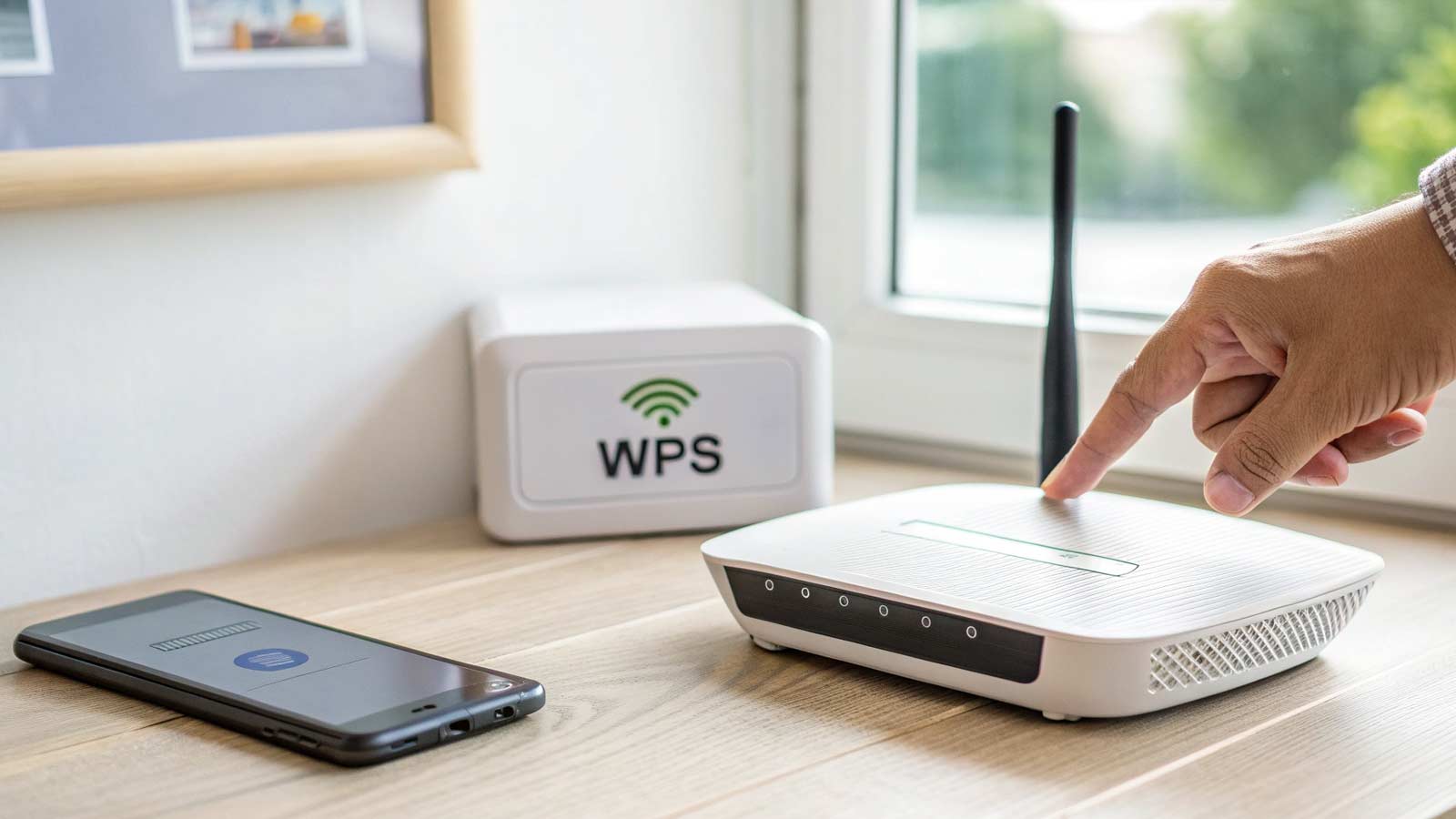 Подключение через технологию WPS