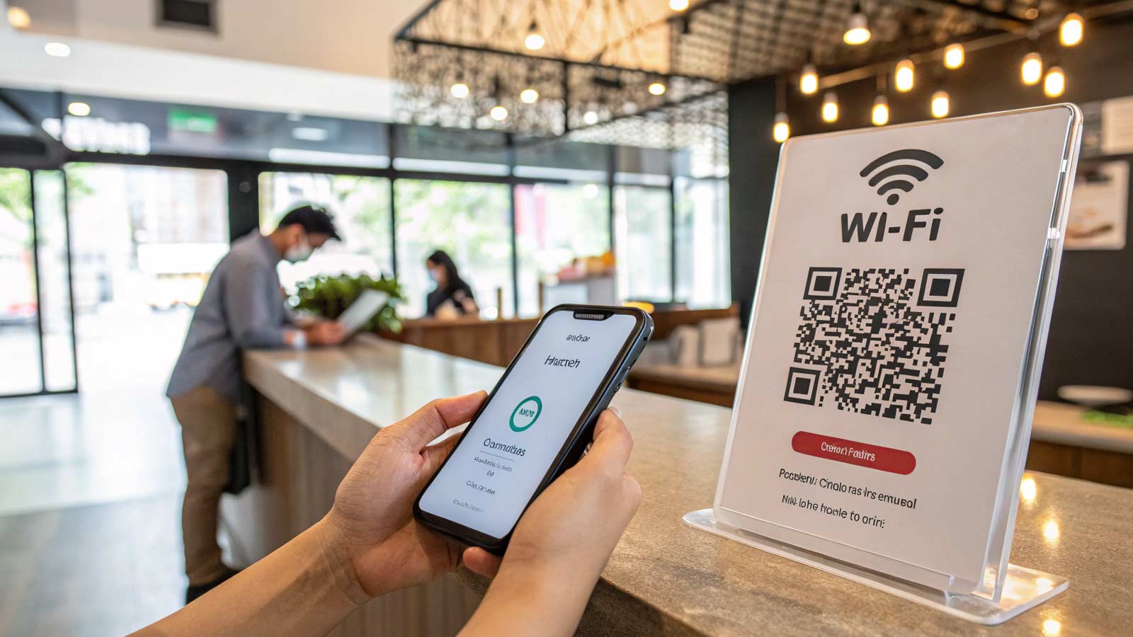 Подключение смартфона к Wi-Fi через QR-код