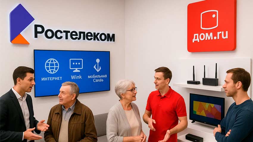Ростелеком или Дом.ру