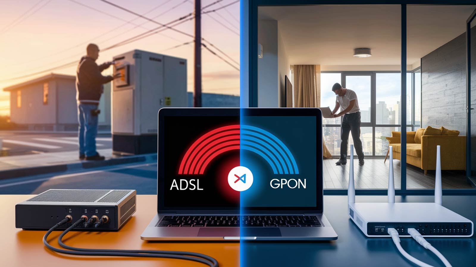 Сравнение ADSL с современными технологиями