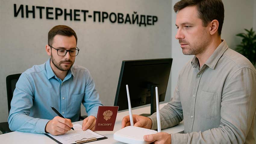 Визит в офис провайдера