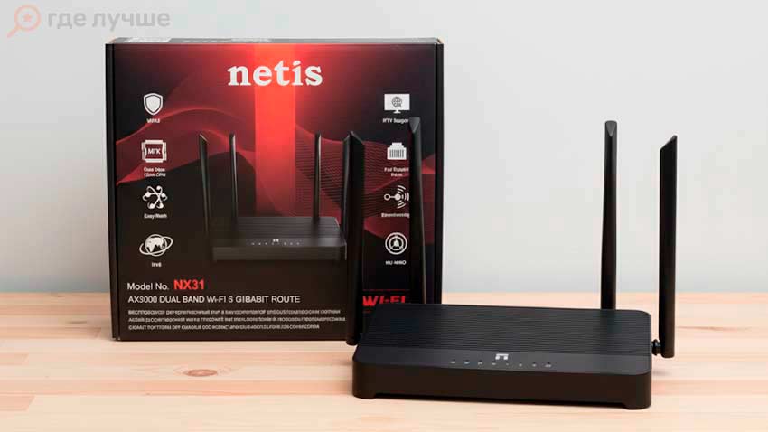 Основные характеристики netis NX31