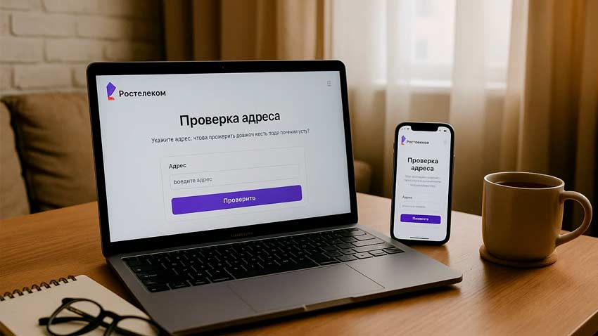 проверить подключение Ростелеком